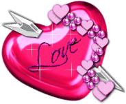 Gif animé coeur love